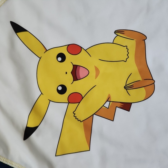 Pokemon Pikachu Rash Guard Rashguard GUC - Picture 2 of 3